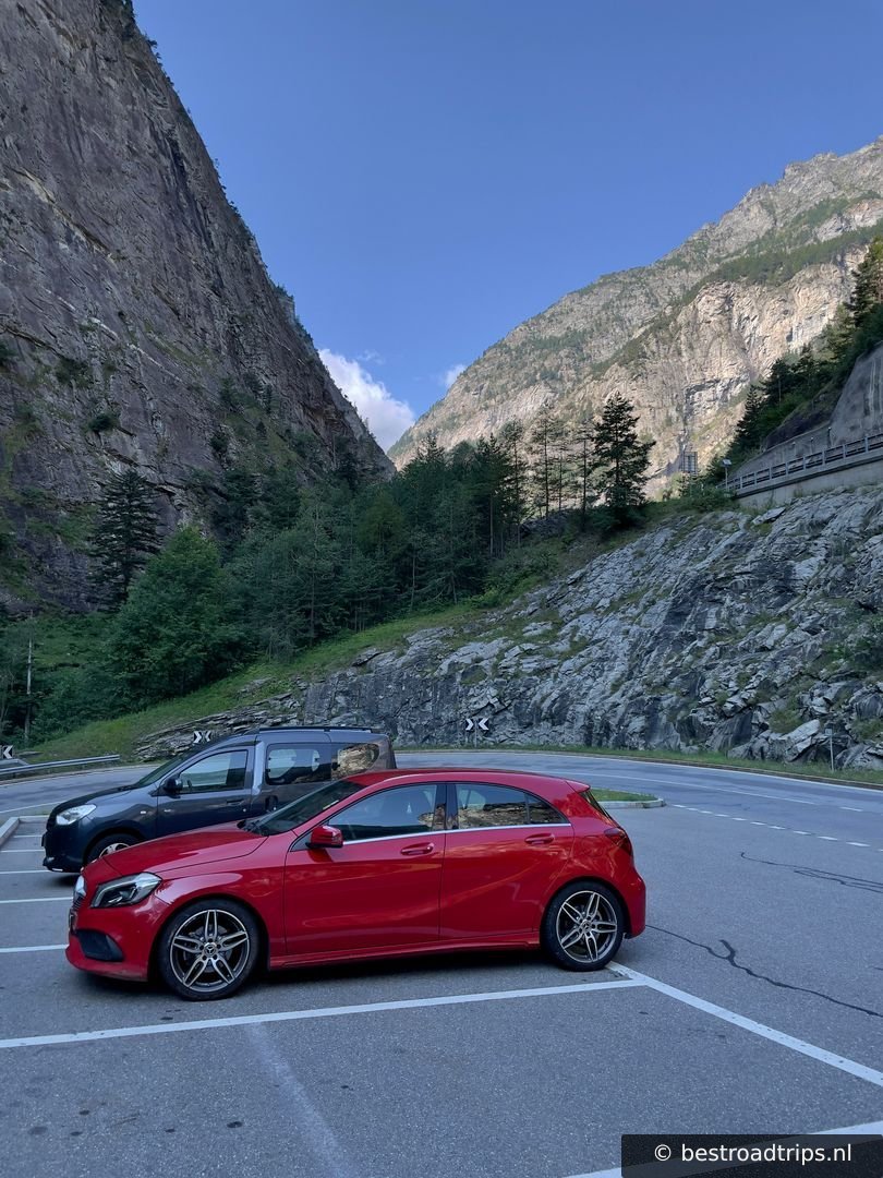 A nice stop in a canyon